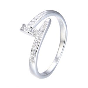 Anillo de Clavo y Zircones