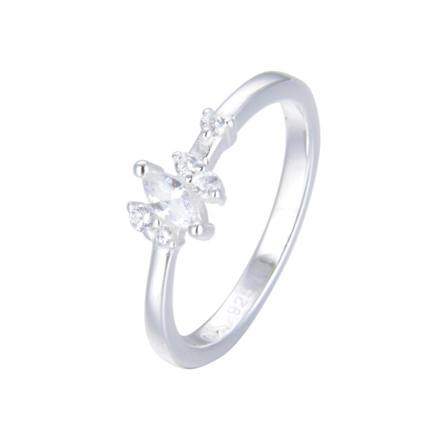 anillo flor vintage