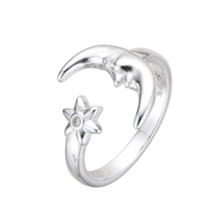 anillo luna y estrella