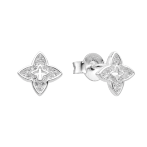 zarcillos venetian princess plateados