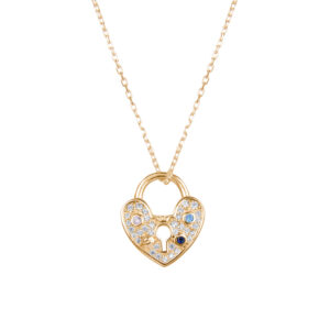 gargantilla heart lock