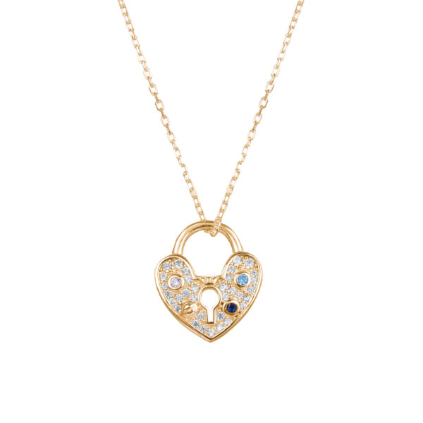 gargantilla heart lock