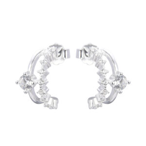 zarcillos aro Cristal