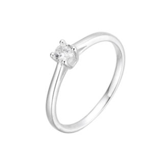 anillo solitario lux