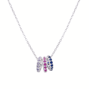 gargantilla trinity blue
