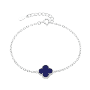 pulsera trébol azul