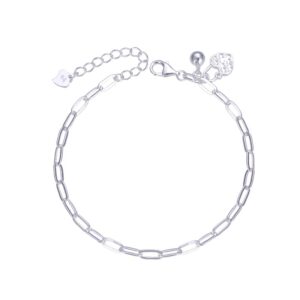 Pulsera Paper Clip con dijes