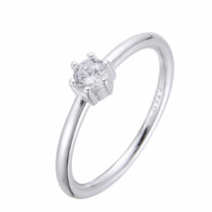 anillo solitario blanche