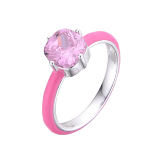anillo esmaltado pinky