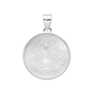 gargantilla medalla de San Benito