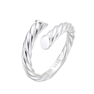 anillo ajustable entorchado
