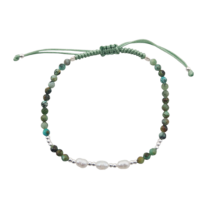 pulsera macramé green