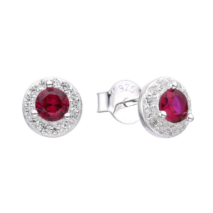 zarcillos pink round