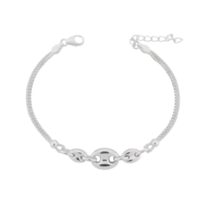 pulseras eslabones inflados