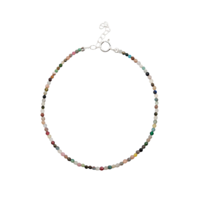 pulsera turmalina multicolor