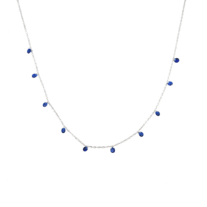 gargantilla puntos azules