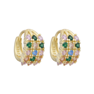 argollas multicolor gold
