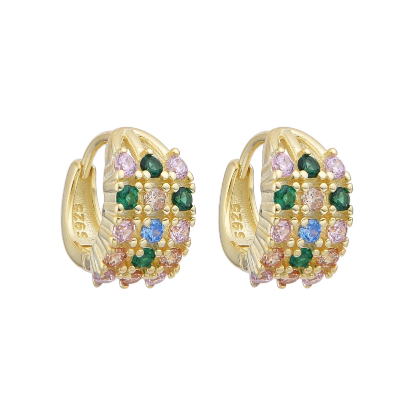 argollas multicolor gold