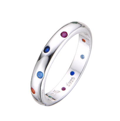 Anillo multicolor